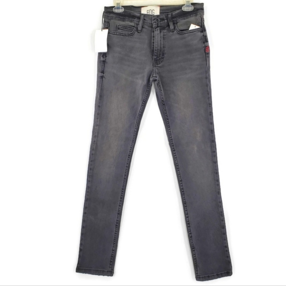 BDG Urban Outfitters Faded Black High Waist Skinny Stretch Jeans 28x32